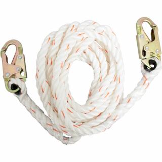 French Creek 5/8 Inch Rope Lifeline with Dual Snaphook Ends