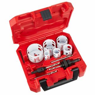 Milwaukee 10 Piece HOLE DOZER Electricians Hole Saw Kit