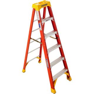 Werner Type 1A Fiberglass Step Ladders