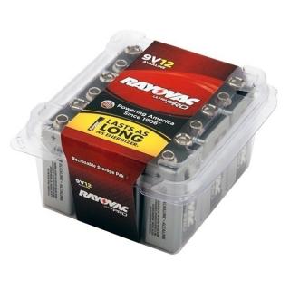 Rayovac Alkaline 9V Batteries (12 Pack)