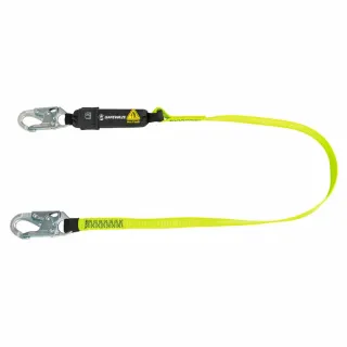 Safewaze Arc Flash 6 Foot Energy Absorbing Lanyard with Snap Hook