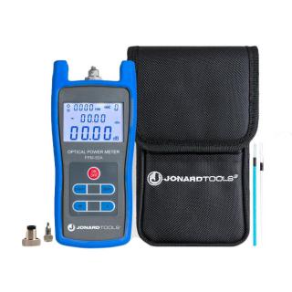 Jonard Fiber Optic Power Meter (-50 to +26 dBm) with FC/SC/LC Adapters