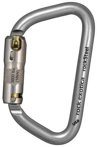 Rock Exotica rockSteel Auto-Lock Carabiner