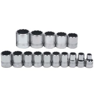 Williams 1/2 Inch Drive Shallow Socket Set