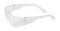 Bouton Zenon Z12 Safety Glasses with Clear Lens and Clear Temple 