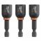 Milwaukee SHOCKWAVE 7/16 inch x 1-7/8 inch Magnetic Nut Driver (3 Pack)