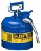 Justrite Type 2 AccuFlow Steel Safety Can - 2 Gallon