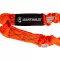 Safewaze VLINE 6 Foot Twin Leg Low-Profile Lanyard with Snap Hook