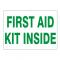 Safehouse Signs First Aid Kit Inside Sticker