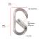 Petzl OXAN Steel Oval Carabiner