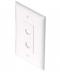 CTS Wall Plate Blank Double White