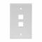 Vericom Blank Cat-5e Dual Wall Plate