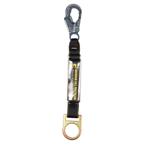 Guardian Shock Absorbing Extension Lanyard with Snap Hook from GME Supply