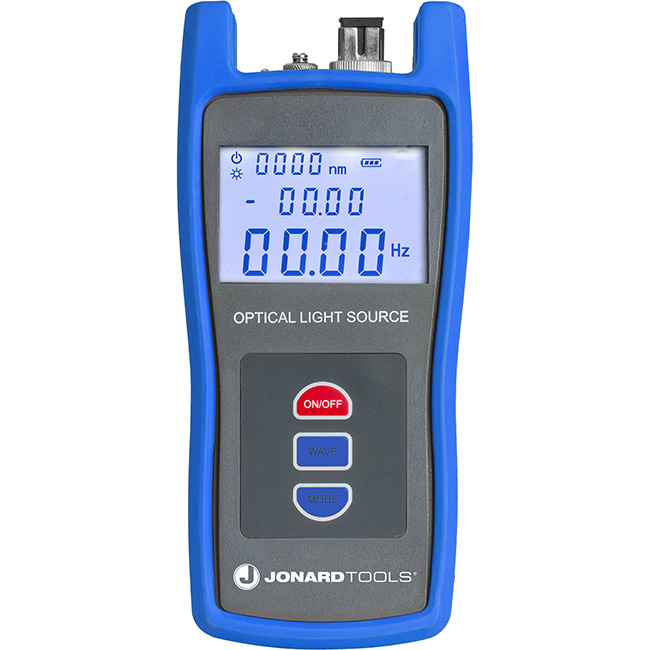 Fiber Power Meter & Optical Light Source Kit (-50 to +26 dBm, single-mode) from GME Supply