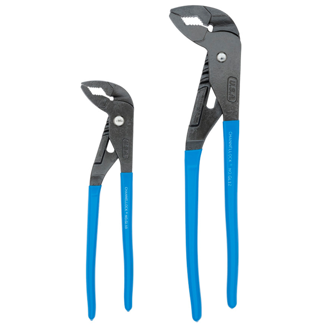 Channellock GLS-1 2 Piece Griplock Tongue &?Groove Pliers Set from GME Supply