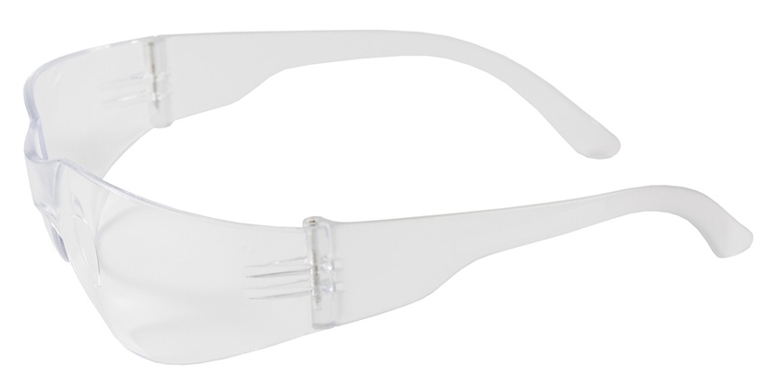 Bouton Zenon Z12 Safety Glasses with Clear Lens and Clear Temple  from GME Supply