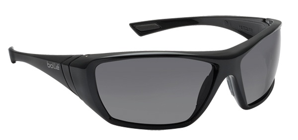 Bolle 40149 Hustler Safety Glasses with Smoke Lens and Black Frame from GME Supply