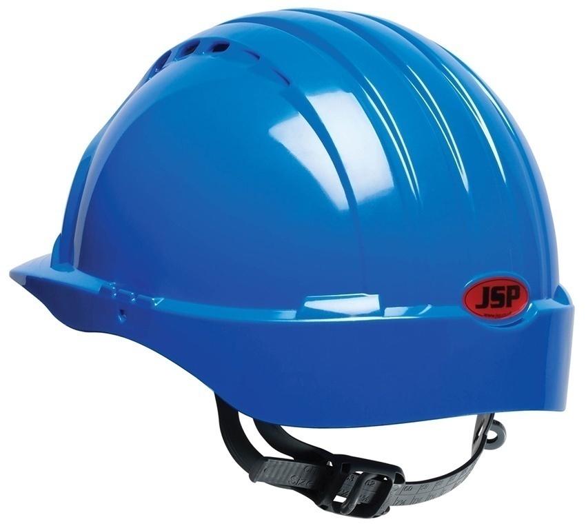 JSP Evolution 6121 Standard Brim HDPE Shell Hard Hat/6 Point from GME Supply