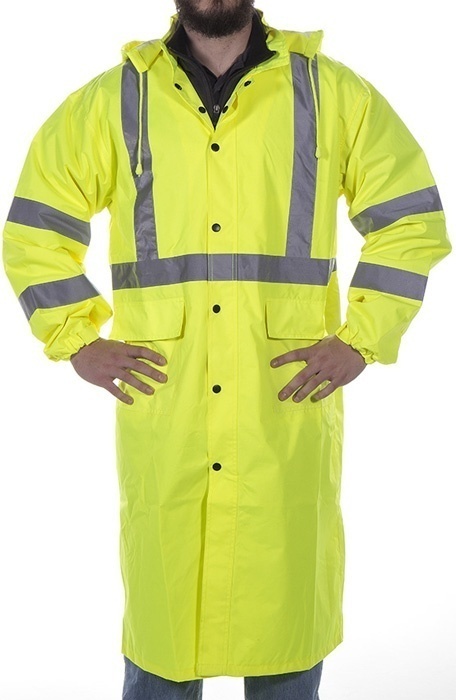 2W International Long Class 3 Rain Coat from GME Supply