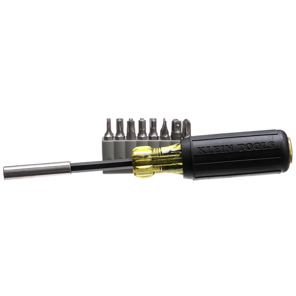 Klein Tools Magnetic Screwdriver with 32 Piece Tamperproof Bit Set from GME Supply