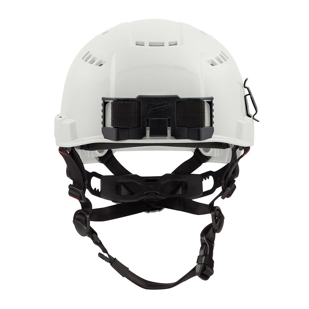 Milwaukee Type 2 Vented Safety Helmet with BOLT Accessory Clips from GME Supply