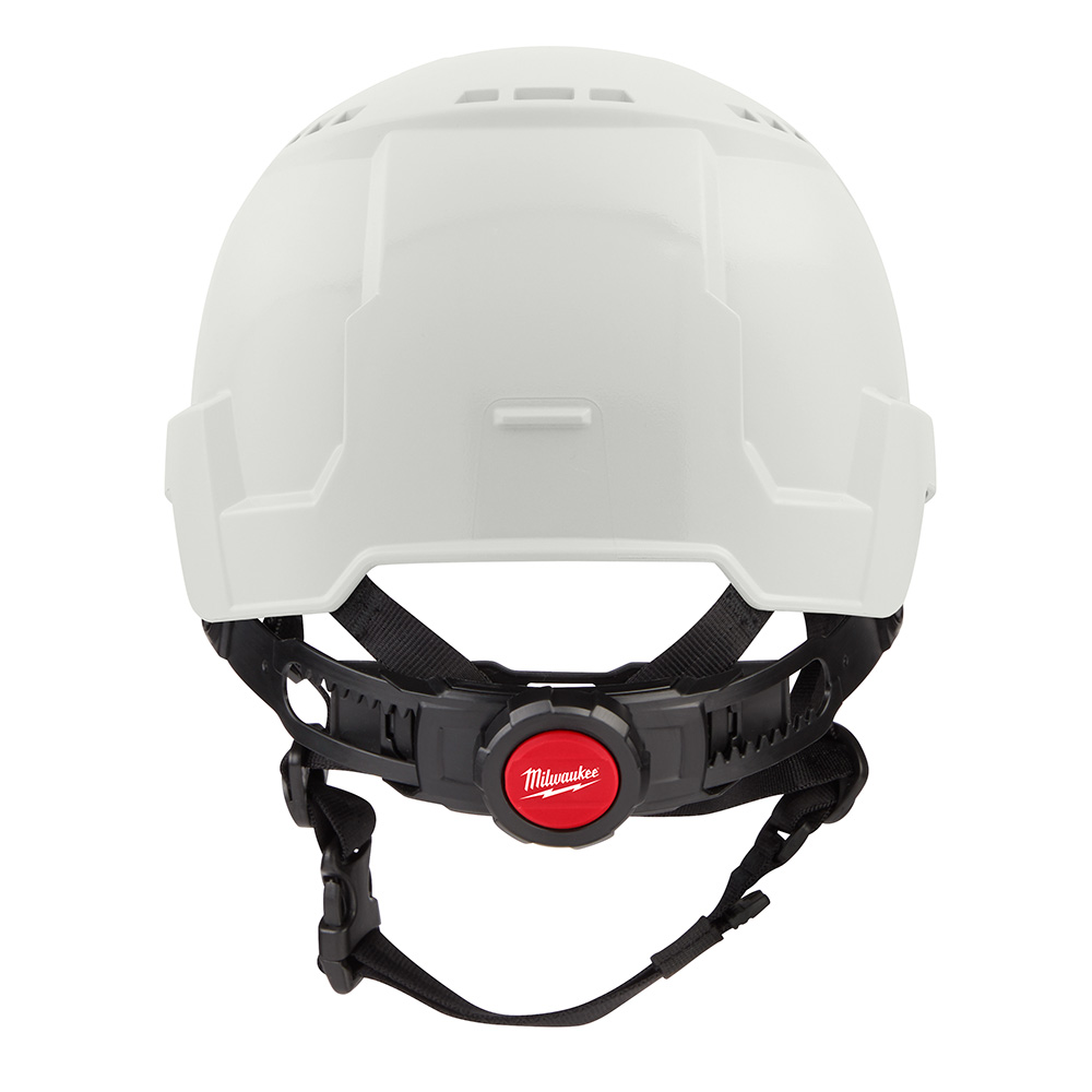 Milwaukee Type 2 Front Brim Vented Safety Helmet with BOLT Accessory Clips from GME Supply