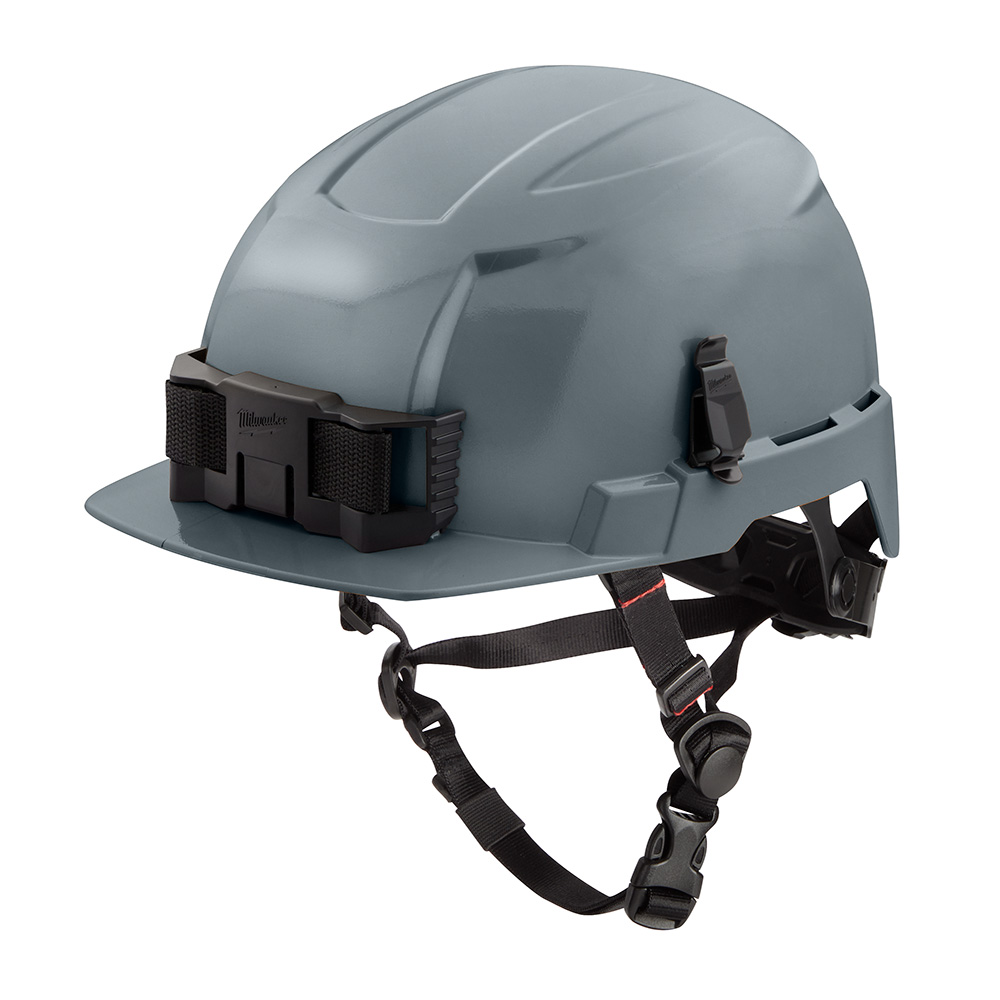 Milwaukee Front Brim Safety Helmet with BOLT Accessory Clips from Columbia Safety