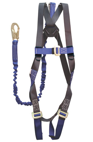 Elk River ConstructionPlus Harness with 6 Foot NoPac Lanyard and 1 D-Ring from GME Supply