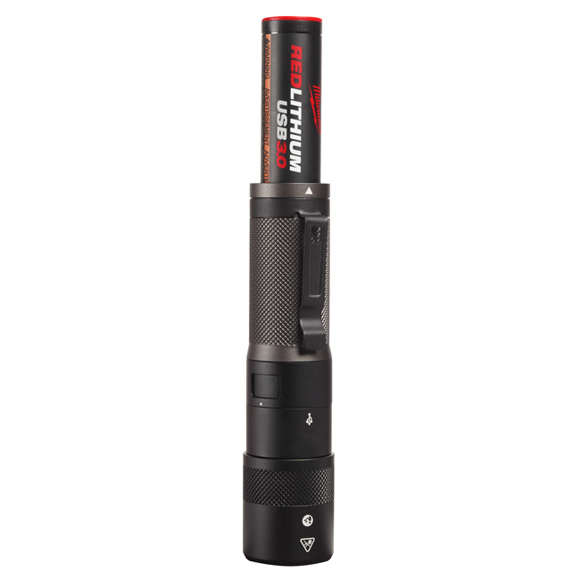 Milwaukee USB Rechargeable 1,100 Lumen, Twist Focus Flashlight from GME Supply