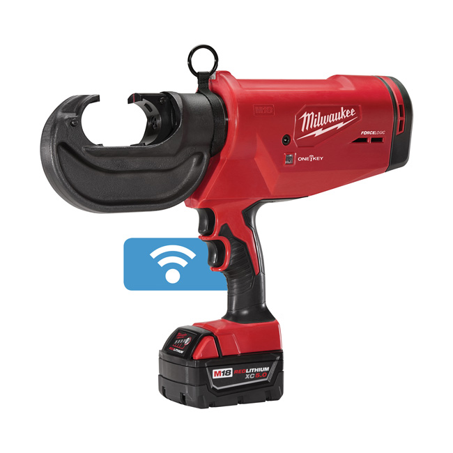 Milwaukee M18 FORCE LOGIC 750 MCM Crimper Kit from GME Supply