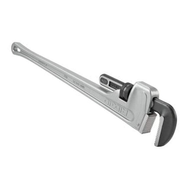 Ridgid Aluminum Straight Pipe Wrench from GME Supply