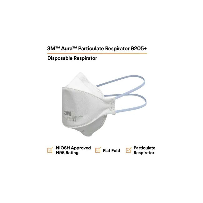 3M Aura 9205+ N95 Particulate Respirator from GME Supply