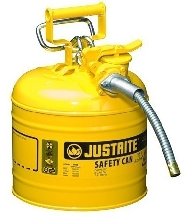 Justrite Type 2 AccuFlow Steel Safety Can - 2 Gallon from GME Supply