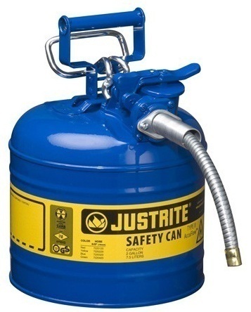 Justrite Type 2 AccuFlow Steel Safety Can - 2 Gallon from GME Supply