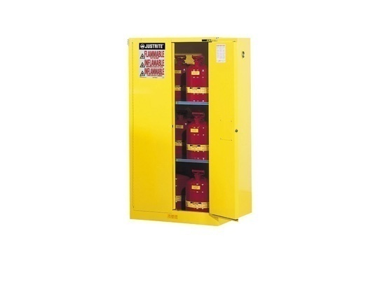 Justrite Sure-Grip Flammable Safety Cabinet/Self Close (60 Gallons) from GME Supply