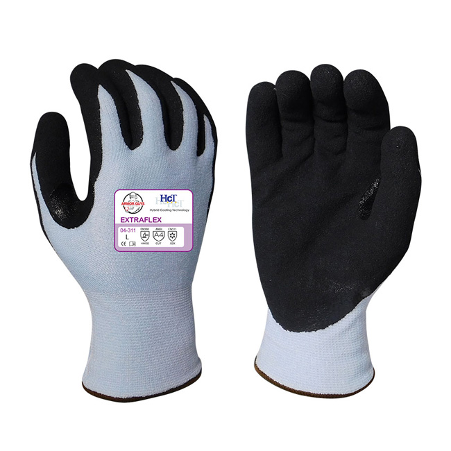 Armor Guys Extraflex Insulated Blue A4 Cut Level Winter Gloves from GME Supply