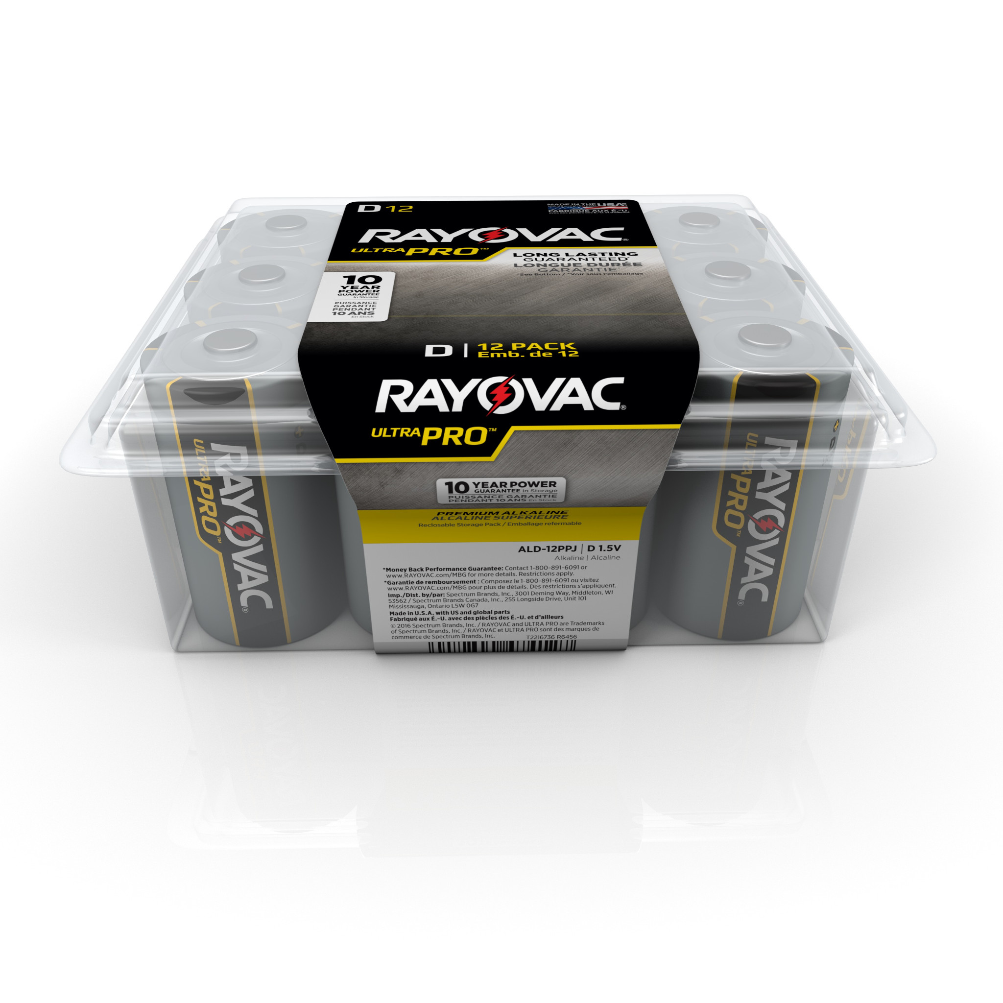 Rayovac Alkaline D Batteries (12 Pack) from GME Supply