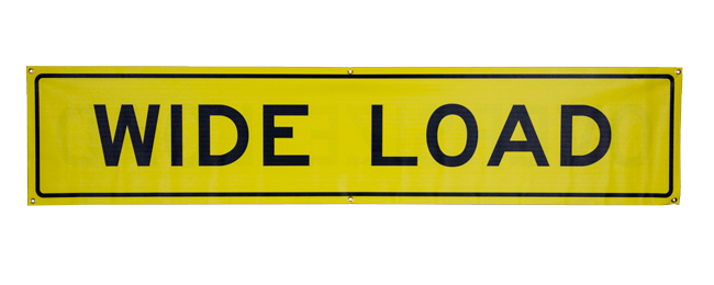 Bone Safety Wide Load Sign from GME Supply