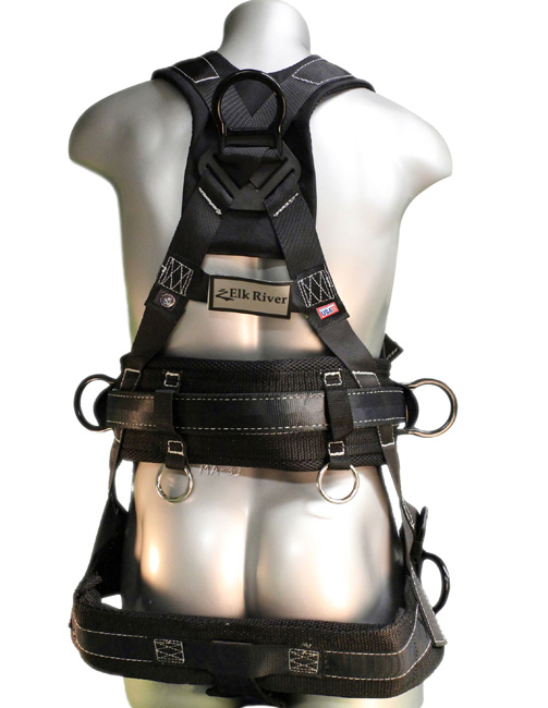 Elk River Peregrine Platinum Series Tower Harness with Aluminum and Steel D-Rings from GME Supply