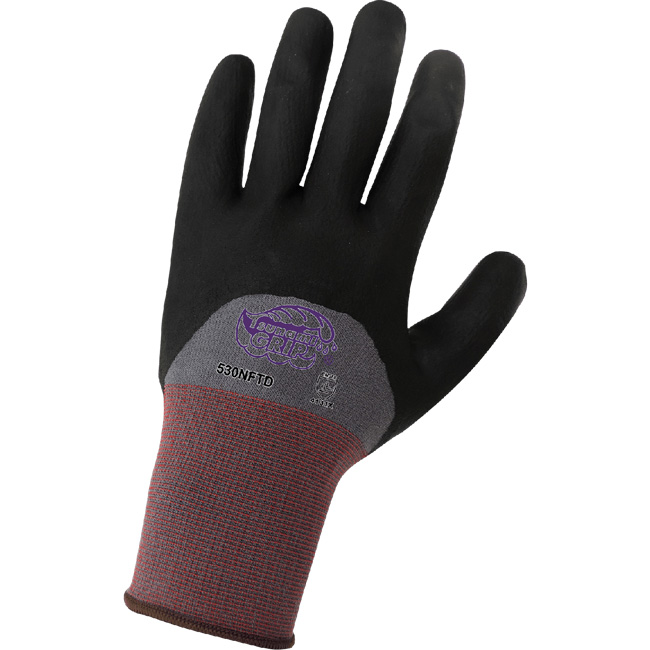 Global Glove Tsunami Grip 3/4 New Foam Technology Dotted Gloves from GME Supply