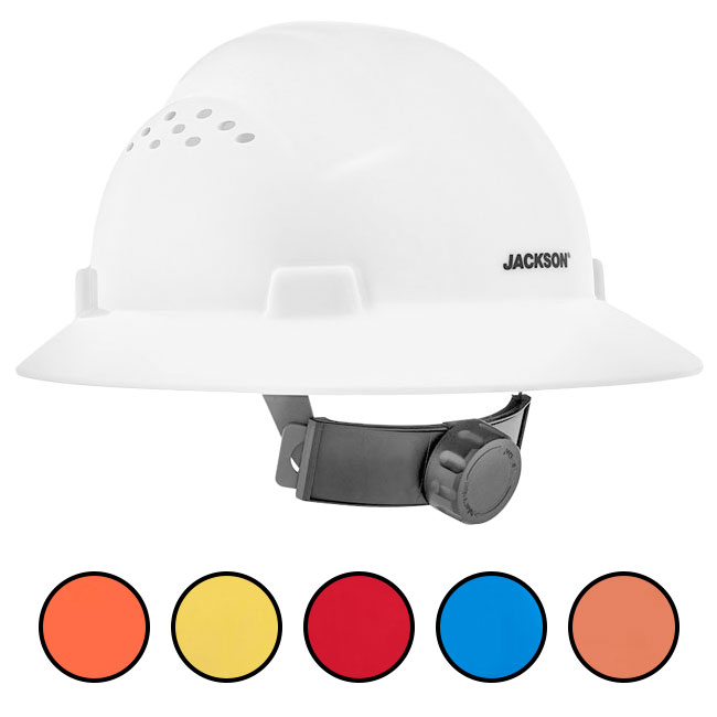 Jackson Safety Advantage Vented Full Brim Hard Hat from GME Supply