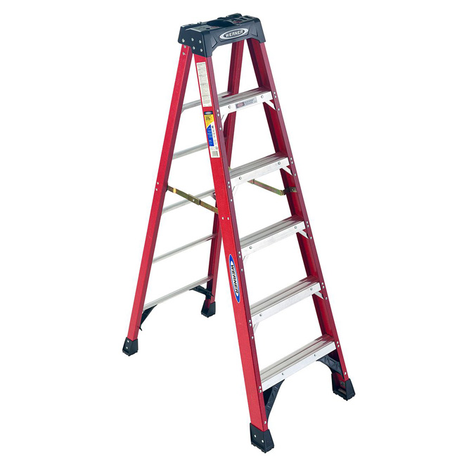 Werner Type 1AA Fiberglass Step Ladders from GME Supply