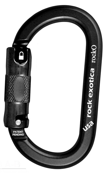 Rock Exotica RockO Auto Lock Aluminum Carabiner from GME Supply