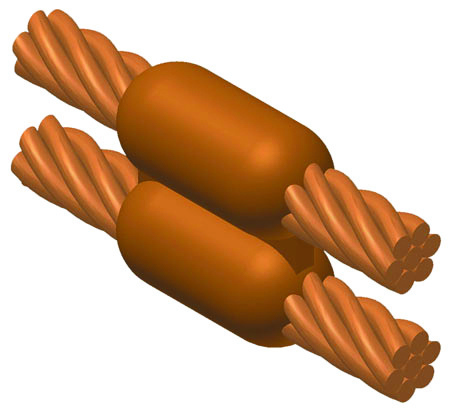 Cadweld Cable to Cable Parallel Splice from GME Supply