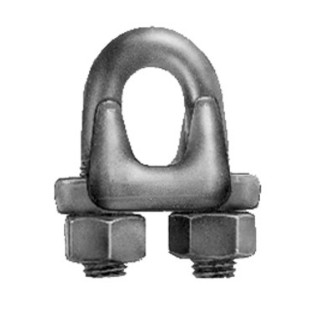 Chicago Hardware 1/2" Drop Forged Hot Galvanized Wire Rope Clip  from GME Supply