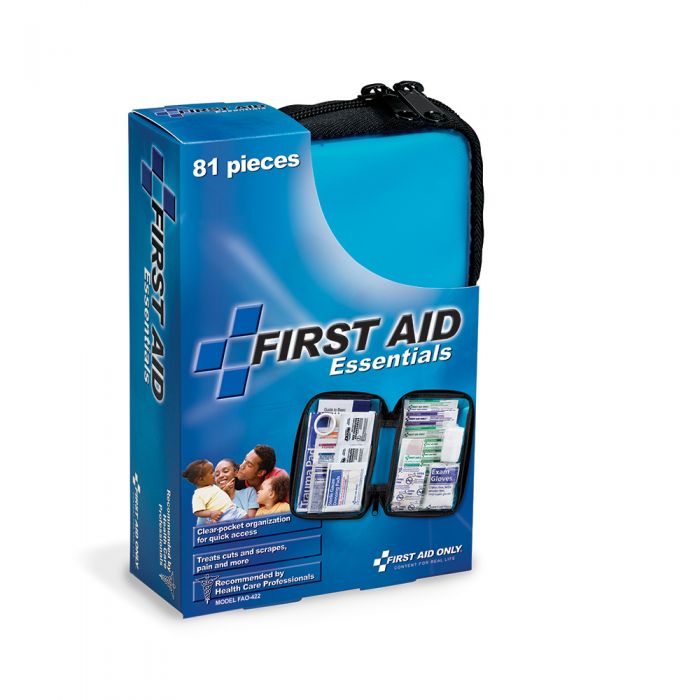 First Aid Only 80 Piece First Aid Kit with Fabric Case from GME Supply