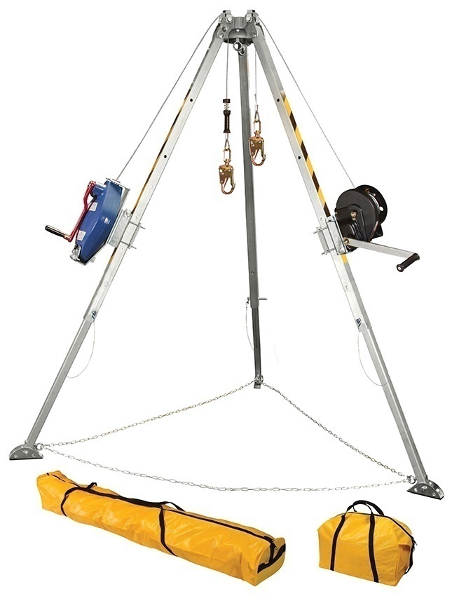 FallTech Tripod Kit With Galvanized Cable and Retrieval SRL from GME Supply