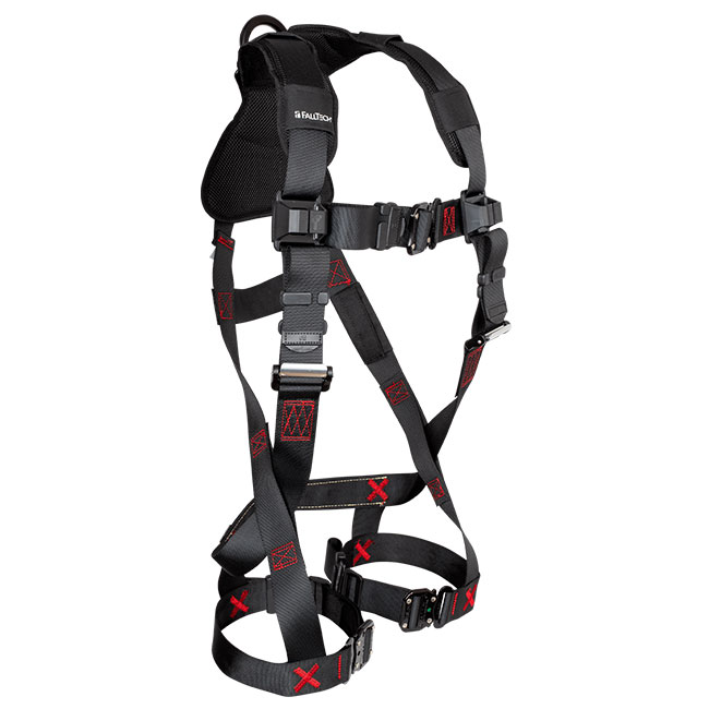 FallTech FT-Iron 1 D-Ring Non-Belted Harness with Quick Connect Buckle Leg Adjustment from GME Supply