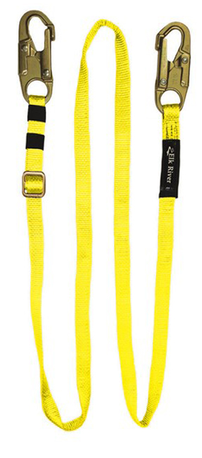 Elk River Adjustable Web Lanyard with Steel Snaphooks from GME Supply