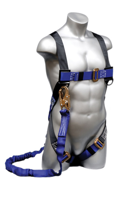 Elk River ConstructionPlus Harness with 6 Foot NoPac Lanyard and 1 D-Ring from GME Supply